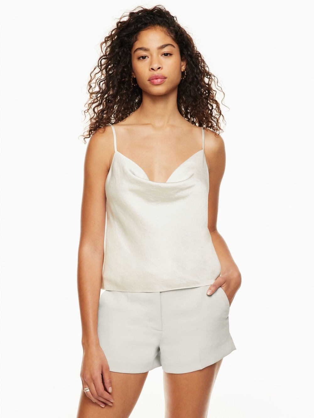 Ariztia- Wilfred Only Satin Cowlneck Camisole